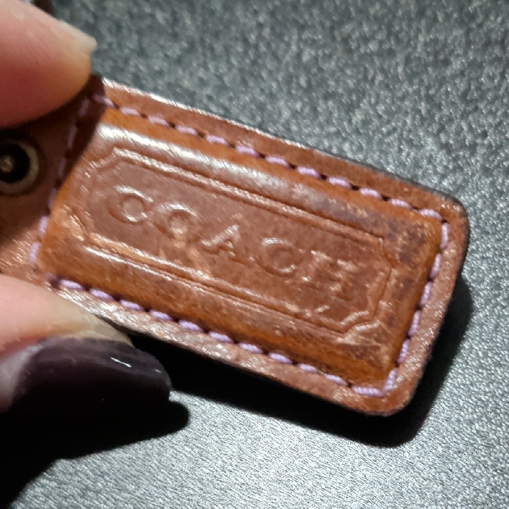 Coach Patchwork Shoulder Bag in Beige, Taupe & Cream - Picture 2 of 5